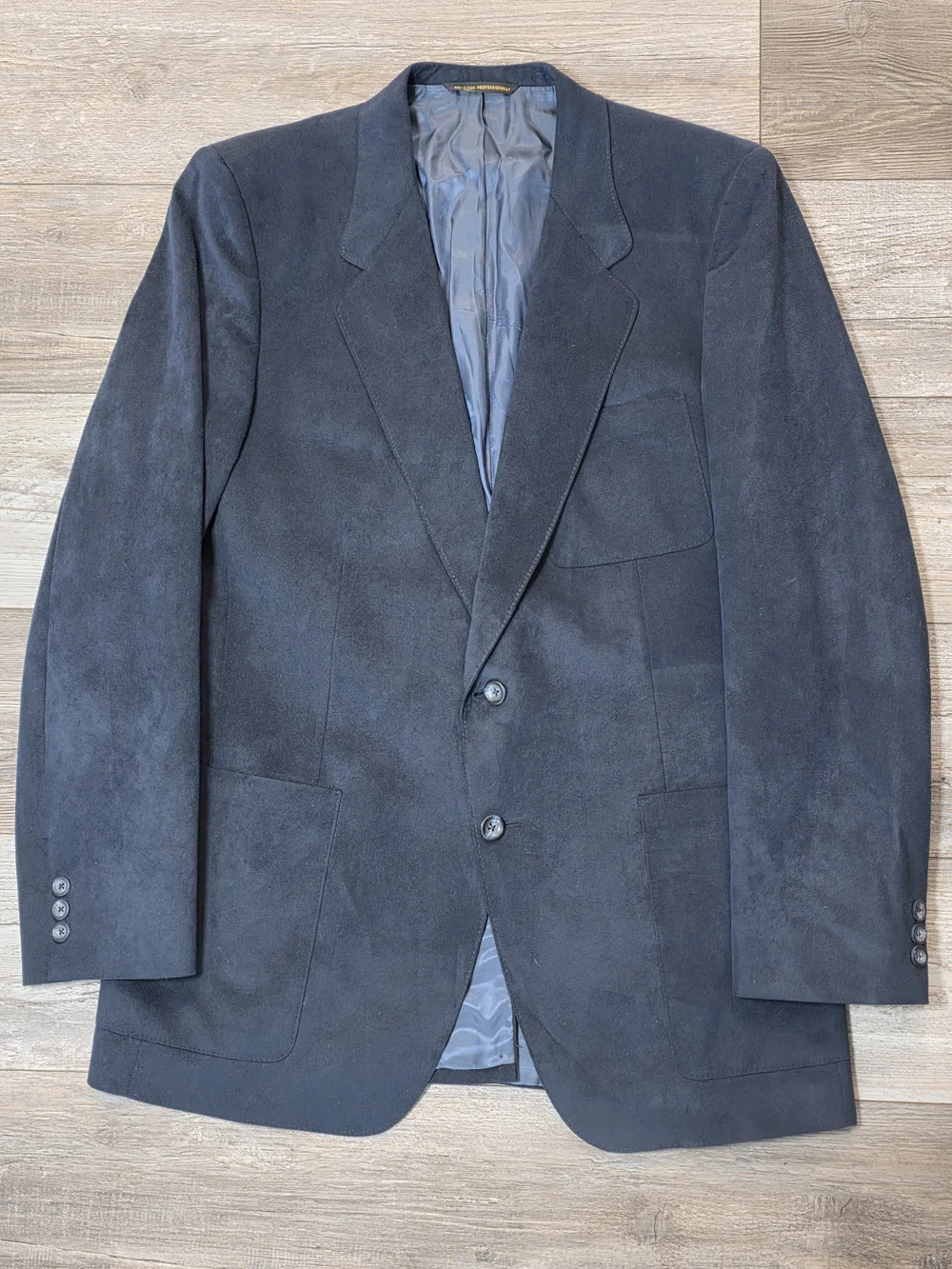 Kevin MacAllister 70's Highlander Men Suede Blazer Jacket USA Union Made Sz 42R